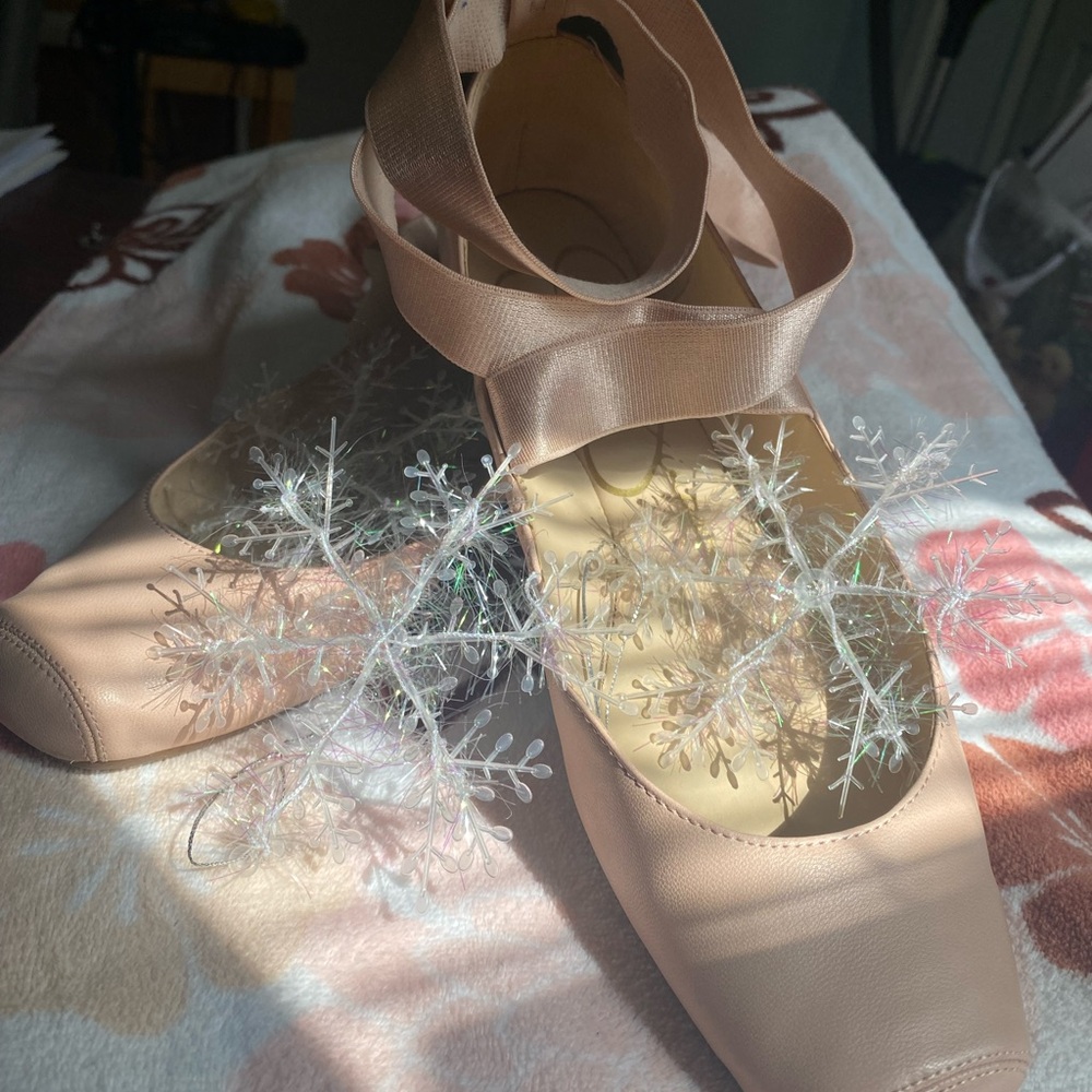 Jessica Simpson leather ballet style flats - Picture 16 of 16
